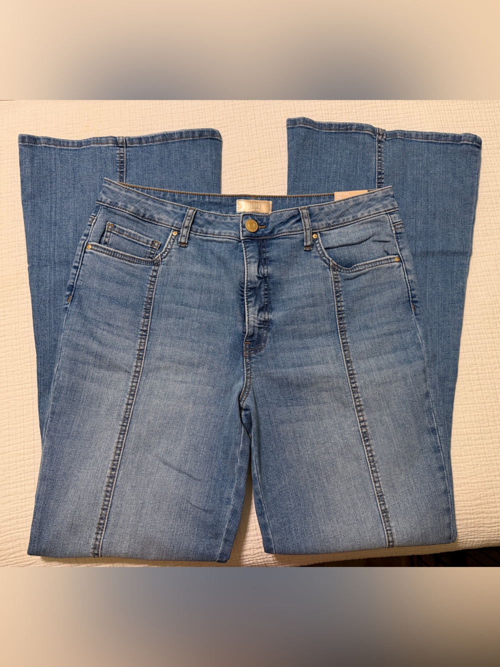 NWT Kut from the Kloth Ana Super Flare Jeans Size 12 - Picture 10 of 16